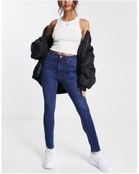 New Look - Lift And Shape High Waisted Skinny Jeans - Lyst