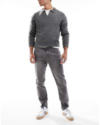 Don't Think Twice - Jeans Slim Grigi Elasticizzati - Lyst