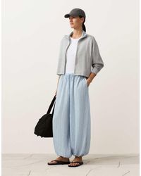 Oysho - Maxi Striped Bloomer Trousers - Lyst