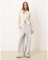 adidas Originals - Off Placed 3-Stripes Wide Pant - Lyst
