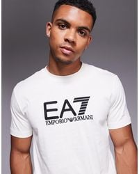 EA7 - Armani Train Visibility Large Logo T-shirt - Lyst