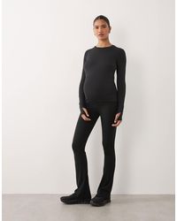 4505 - Maternity – icon – weiche, ausgestellte yoga-leggings - Lyst