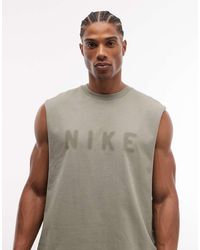 Nike - Athletic Club Chest Logo Tank Top - Lyst