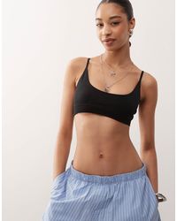 Weekday - Soutien-gorge doux et sans coutures à encolure dégagée - Lyst
