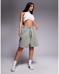 adidas Originals - Linear Logo Sweat Shorts - Lyst