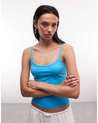 Collusion - Spaghetti Strap Fitted Vest Top - Lyst