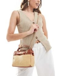 Stradivarius - Buckle Detail Mini Handbag - Lyst