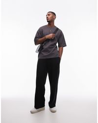 TOPMAN - baggy Premium Interlock jogger - Lyst