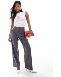 ASOS - Asos Design Petite Tailored Slim Straight Trousers - Lyst