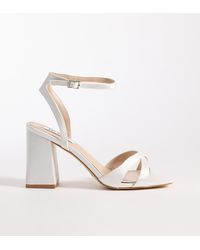 Be Mine Wide Fit - Be Mine Bridal Wide Fit Eshma Block Heeled Sandals - Lyst