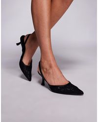 SIMMI - Simmi London Gracelyn Wide Fit Pointed Heeled Mule - Lyst