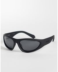Polaroid Sunglasses - Polaroid Sporty Wrap Sunglasses With Polarized Lenses - Lyst