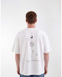 ASOS - Oversized T-shirt With Celestial Spine Print - Lyst