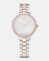Swarovski - Watch, Swiss Made, Metal Bracelet, Tone, Rose-Tone Finish - Lyst