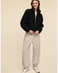 Stradivarius - Veste doublée à fermeture éclair en imitation peau - Lyst