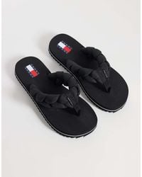 Tommy Hilfiger - Chunky Flip Flops With Braid Detail - Lyst