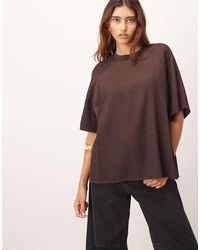 ARRANGE - Hybrid Textured Raglan Tee - Lyst