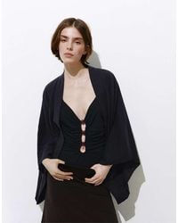 Pull&Bear - Short Chiffon Kimono - Lyst