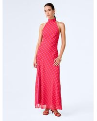 OMNES - Dresses Elsie Striped Halterneck Midi Dress - Lyst