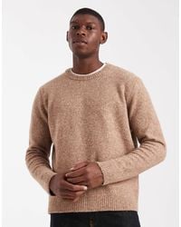 ASOS - Relaxed Knitted Crew Neck Jumper - Lyst