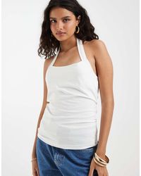 Vero Moda - Smooth Jersey Halter Neck Top - Lyst