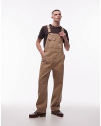 Levi's - Peto Vaquero Beis Suelto Stay Loose De La Colección Cápsula Workwear De -Neutro - Lyst