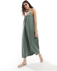 Vero Moda - Chuck On Cami Maxi Dress - Lyst