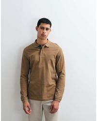 Barbour - Essential Long Sleeve Tartan Pique Polo Shirt - Lyst