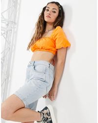 bershka crop top moletom com capuz