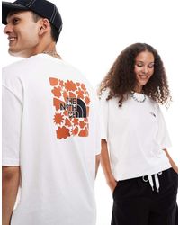 The North Face - Doodles Back Print Oversized T-Shirt - Lyst