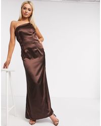 ghost bridesmaid satin maxi cami dress