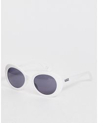 Soleil Lunettes De Rondes Blanc K1TlJcF