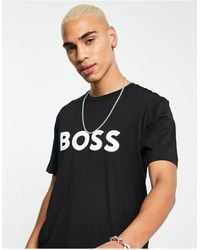 BOSS - Thinking Logo T-shirt - Lyst