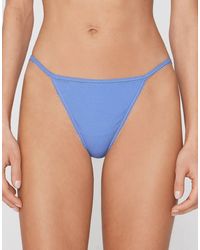 Tezenis - Cotton Cutie Tanga Panel G-String - Lyst