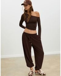 Stradivarius - – weiche, weite jogginghose - Lyst