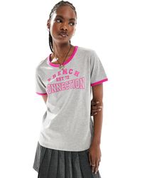 French Connection - – ringer-t-shirt - Lyst
