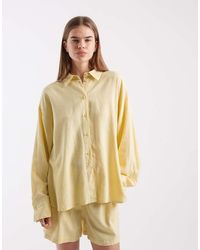JJXX - Co Ord Linen Blend Shirt - Lyst