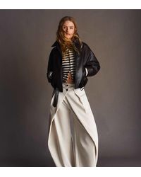 Bershka - Barrel Trousers With Pleats - Lyst