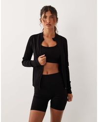 4505 - Sculpting Seamless Zip Up Long Sleeve Top - Lyst