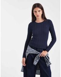 Hollister - Slim Cable Knit Jumper - Lyst