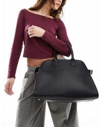 Glamorous - Borsa Shopping A Mano Nera Grande - Lyst