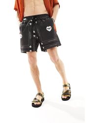 Carhartt - Slater Bandana Swim Shorts - Lyst