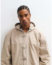Liquor N Poker - Boxy Fireman Clasp Hooded Denim Jacket - Lyst