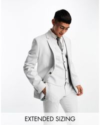 ASOS - Wedding Skinny Suit Jacket With Micro Texture - Lyst