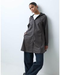 Rains - A-line Waterproof Hooded Long Jacket - Lyst