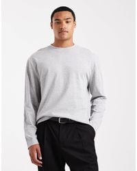 ASOS - Heavyweight Relaxed Long Sleeve T-Shirt - Lyst