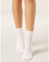 Calzedonia - Trim Detail Short Socks - Lyst