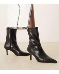 ASOS - Wide Fit Rosalind Kitten Heel Ankle Boots - Lyst
