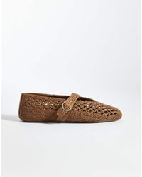 Steve Madden - Alara Woven Ballet Flats - Lyst