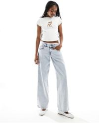 Motel - Low Rise Parallel Jeans - Lyst